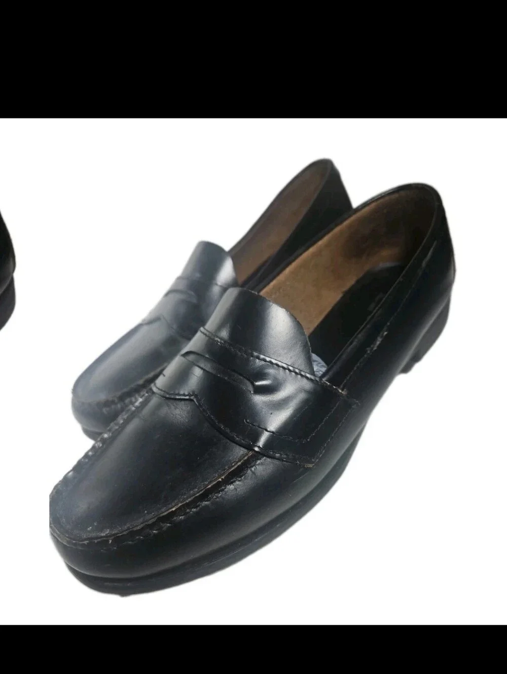 Eastland Women Sz10M Black Leather Classic II Penny Loafer Shoe  SN3921[7E